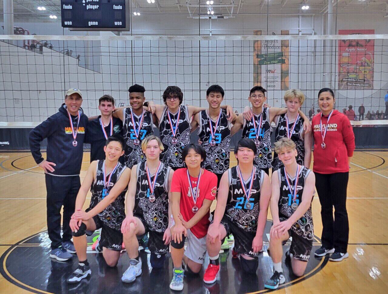 MVP 14s, 15s, 16s All Medal at BANE Week 1! Maryland Volleyball Program